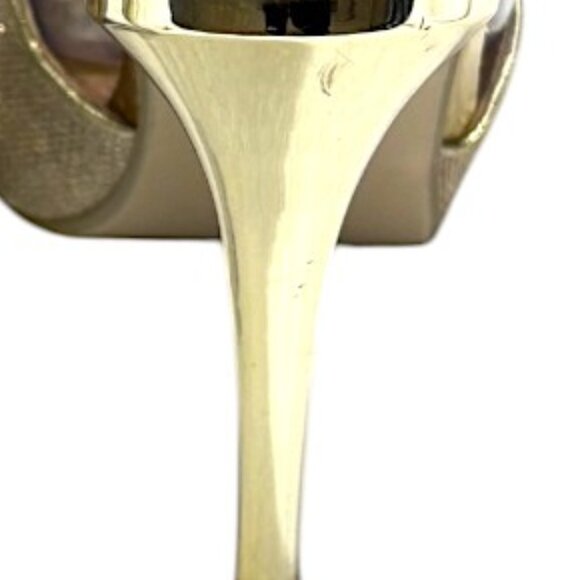 Champagne Gold Metallic T-Strap Heels Size 39 (8.5/9) - Picture 5 of 15